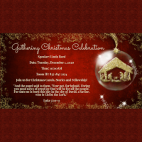 Gathering Christmas Celebration 2020 Invitation