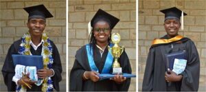 Children of Charles Mully, graduating