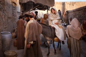 Mary and Joseph on a Donkey