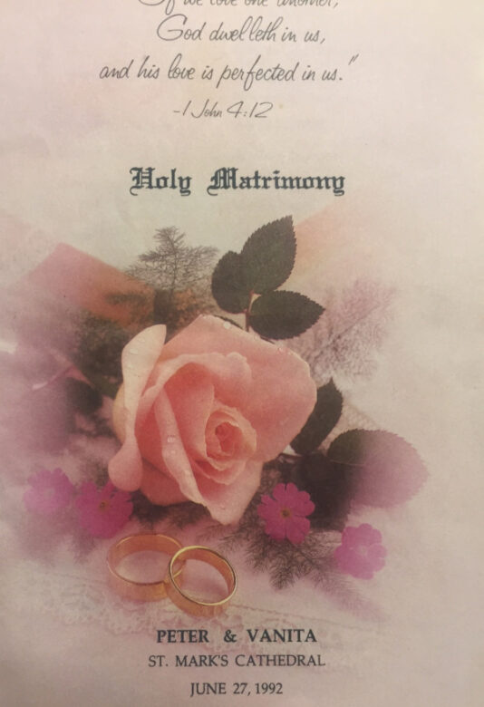 Marriage Brochure Cover